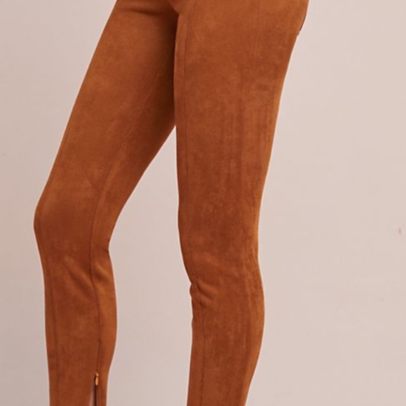 Anthropologie suede leggings - Picture 2 of 7
